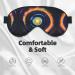 Space Spiral Cosmic Energy Print Eye Mask | Double-Sided Soft & Light Blocking for Better Sleep - Buy Online on GoSupps.com