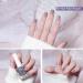 TBeautfave Glitter Pink & Purple Nail Varnish Pink Nail Polish Quick Dry Nail Polish Long Lasting Nail Polish Non-Toxic Nail Polishes No Need Cure Nail Gel Polish Nail Varnish Taro flash+Star flash - Buy Online on GoSupps.com