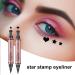 Winged Eye Liner Stamp Eye Liner with Stamp | Waterproof Perfect Wing Cat Eye Liner Long-Lasting Wing Eye Liner Stamp for Eye Face Makeup - Buy Online on GoSupps.com