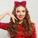 Greoer Red Bowknot Hairband Soft Cloth Red Ribbon Headband Elastic School Uniform Bow Headband Hair Accessories for Girls and Women Ideal for School Birthday Halloween Costume Daily Decoration - Buy Online on GoSupps.com