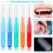 Soft Interdental Brushes with Floss Picks - 0.8mm Gaps Between Teeth Cleaners (60 Count) - Buy Online on GoSupps.com