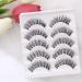 TianQin WY 10 Pairs Natural Look False Eyelashes Handmade Soft 3D Cross Fashion Fake Eyelashes Black Long Thick Wispies Eye Lashes Extension For Makeup - Buy Online on GoSupps.com