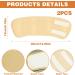 Organic Castor Oil Foot Pack - 2 Reusable Velcro Fastener Pads for Effective Therapy - Buy Online on GoSupps.com