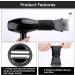 Comb Attachment for Hair Dryer Segbeauty Black Blow Dryer Pik Concentrator Nozzle 4-5cm Brush Attachments Hairdressing Styling Salon Tool for Straightening Detangling Fine Wavy Curly Natural Hair - Buy Online on GoSupps.com