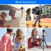 ULANZI Mini Flexible Tripod Stand with Hidden Phone Holder and Cold Shoe Mount - Compatible with iPhone, Samsung, Canon, Nikon, Sony Cameras - Buy Online on GoSupps.com