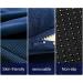 Pressure Relief Seat Cushion Bed Sore Cushions for Butt Premium Memory Foam Washable Memory Foam Seat Cushion for Tailbone Pain Back Pain Relief DarkBlue - Buy Online on GoSupps.com