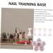 Beavorty 1 Set Chess Practice Seat Nail Art Holder Base Nail Art Practice Holder Pedicure Tip Stand Fake Nail Holders Flower Nail Art Stand Magnetic Mount Acrylic Symphony Pink Bracket 2x1cm Pink - Buy Online on GoSupps.com