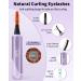 Heated Eyelash Curler with LED Display - USB Rechargeable, 4 Temp Settings, Long Lasting Natural Curl - Best Seller for Women - Purple - Buy Online on GoSupps.com