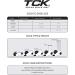 TCK Elite Performance Baseball Softball Socks Black/White/Scarlet - Medium | Men's Women's Dugout Socks - Buy Online on GoSupps.com