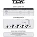 TCK Football Spat Cleat Covers - Orange/Black (Large) | Premium Quality - Buy Online on GoSupps.com