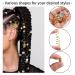 180 PCS Hair Jewelry for Braids - Dreadlocks Accessories for Women & Girls - Braid Cuffs, Rings, Clips, Beads & Charms - Buy Online on GoSupps.com