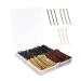 Bellure 200 Pcs Bobby Pins with Storage Box Kirby Hair Grips (5.5cm/2.2 in) Hair Pins Good for All Types of Hair Styling Needs for Girls Women & Hair Salons (black blonde brown)