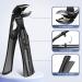 Buy Angled Head Nail Clippers - Mess Free Toenail Clippers for Seniors & Thick Nails | Sharp Blade Nail Cutter | Perfect Birthday Gifts for Men & Women - Black - Buy Online on GoSupps.com