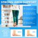 Plantar Fasciitis Arch Support Insoles- Deep Heel Cup, 3/4 Firm Orthotic Inserts for Plantar Fasciitis, Heel Spur, Flat Feet - Men9-11/Women10-12 - Buy Online on GoSupps.com