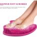 Fassme Heart-Shaped Shower Foot Scrubber with Suction Cups | Deep Clean & Massage Your Feet | No Bending Required - Buy Online on GoSupps.com