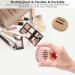 Fauxomor 3-Pack Makeup Sponge Holder | Breathable Silicone Beauty Blender Travel Bag - Portable Cosmetic Tool in Black Coffee Khaki - Buy Online on GoSupps.com