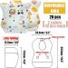 CNYMANY 40pcs Disposable Bibs & Placemats for Baby | Leak Proof Travel Feeding Set for Infants & Toddlers - Ideal for Outdoor & Travel - Buy Online on GoSupps.com