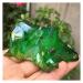 Green Aura Crystal Cluster Angel Aura Titanium Quartz Crystal Stunning Rainbow Specimen Minerals Reiki Full of Texture (Size : 40-50g)