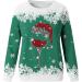 Women's Christmas Snowman Penguin Print Sweatshirt - O-Neck Raglan Pullover - Buy Online on GoSupps.com