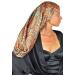 Satin Reversible X-Long Hair Wrap Cap for Long Braids by Scarlett Rain - African Print - Buy Online on GoSupps.com