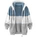 Hanxiulin Oversized Plush Jacket for Women - Warm Windproof Lightweight Fleece Coat - Premium Gray Outdoor Outerwear - Buy Online on GoSupps.com