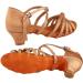 Soft Comfortable Latin Dance Shoes for Kids & Girls - 4 cm Heel Light Brown Size 30 EU | Fashionable & Durable - Buy Online on GoSupps.com