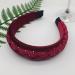 SARTS Braided Velvet Headband - Stylish & Fashionable Chunky Hairband for Women - 4.5CM Wide Winter Velvet Crown - Thick Velvet Head Band for Girls (Burgundy) - Buy Online on GoSupps.com