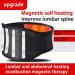 Self-Warming Lumbar Pest Belt | Double Compression Back Support for Men & Women | Magnetic Therapy Waist Belt - XXL Black (90-105kg) for Pain Relief - Buy Online on GoSupps.com