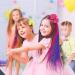 Kids Hair Chalk Comb Set - Washable Temporary Hair Color Dye for Ages 5-10+ | Birthday Party Gift & Cosplay DIY | Blue, Pink, Purple | Children's Days - Buy Online on GoSupps.com