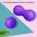 Massage Ball Set - 9cm Hedgehog Massage Ball & 15cm Foot Roller for Stress Relief & Muscle Relaxation - International Shipping - Buy Online on GoSupps.com