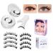 Shakven Magnetic Lashes Kit - Women Magnetic Fake Lashes Natural Looking - 3D Look Magnetic Reusable Fake Eye Lash for Beginners Professional