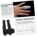 NOLITOY Orthotics Finger Cast Splint - Thumb & Finger Protector for Fractures - Breathable & Adjustable - 11.5x8x1CM - Black - Buy Online on GoSupps.com
