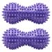 2 pieces nuzama's peanut massage ball peanut massage ball hand-foot massage device scooter ball for muscle relaxation yoga trigger point therapy acupuncture massage purple