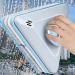 Magnetic Window Cleaner 5-Gear Adjustable Outside Window Cleaner Magnetic Window Cleaner Wiper with Water Storage Sponge Suitable for 5-30mm Double Glass