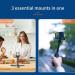 TELESIN Mini Desktop Tripod Selfie Stick for GoPro, Insta360, DJI & More | Telescopic Selfie Pole Monopod Extension - 4 Lengths - Buy Online on GoSupps.com