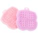 SOLUSTRE Body Scrub Silicone Scrubbing Pad Sponges Body Scrubber Shower Scrubbing Brush Face Brush Non Scratch Kitchen Scrubber Multipurpose Washing Sponges Body Cleaning Brush Scalp Scrubber
