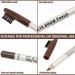 PLAFOPE 12pcs Eyebrow Pencil with Brush Eyebrow Pen Brow Pencil Brush Brow Pen Brush Plastic Coffee - Buy Online on GoSupps.com