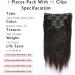 Anrosa Yaki Hair Clip in Yaki Hair Extensions Clip in Human Hair Yaki Hair Clip in Extensions for African American Yaki Straight Clip ins Natural Hair Thick Volume Natural Black 1B 10 inch 120 Gram 25.40 cm natural black - Buy Online on GoSupps.com