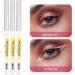 MUSISALY 5pcs White Lying Silkworm Pen White Eye Shadow Eye Shadow Makeup Cosmetics Pencil Eyeliner Abs - Buy Online on GoSupps.com