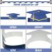 40-Piece Adjustable Blue Paper Graduation Crowns for Kids - Buy Online on GoSupps.com