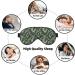 Buy Tropical Palm Leaves Print Sleep Masks - Comfortable Super Soft Eye Mask with Adjustable Strap | Perfect for Home & Travel - Buy Online on GoSupps.com