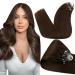 Hetto Microring Extensions Real Hair Brown Hair Grossing Microring Remy Real Hair Extensions Microring smooth extensions real hair microring brown extensions microring dark brown #4 40cm 50cm 3-1 mr #4