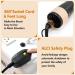 Hair Blow Dryer Brush Set - Detachable Negative Ion Styler Kit for Volume & Curls - Hot Air Brush for Women with Middle to Long Hair - Black - Buy Online on GoSupps.com