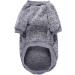 Bwealth Soft Fleece Dog Sweater for Small and Medium Pets - Winter Knitwear Apparel (Grey, Size S) - Buy Online on GoSupps.com