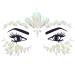 Zac's Alter Ego Crystal Stone Face Gems/Jewels - Summer Festival Body Art Style O Dual Iridescent Crystal & Glow in the Dark