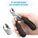 9-Piece Ingrown Toenail Tools Kit for Hard and Thick Nails - Nail Clipper, Knife, Nipper, File Set - Cuticle Removal Clippers (Black) - Buy Online on GoSupps.com
