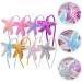 Minkissy Seestern Headband Set - 8pcs Sequin Mussel Marine Animal Hair Bands for Mermaid Cosplay & Girls' Birthday Gifts - Buy Online on GoSupps.com