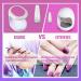 ANGNYA Mini UV LED Nail Lamp - Professional Gel Nail Dryer for DIY at Home Salon - Portable Purple UV Light - Buy Online on GoSupps.com