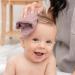 Baby Waves Musselin Cotton Washcloths - Soft Absorbent Large 25.4x25.4 cm for Newborns & Toddlers - Perfect Shower Gift in Mauve/Mallow Color - Buy Online on GoSupps.com