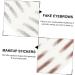 Angoily 24 Pcs Imitation Eco Eyebrow Sticker Stickers 4d Eyebrow Transfers Waterproof Eyebrow Sticker 3d 1 count (Pack of 1) Assorted Colorx3pcs - Buy Online on GoSupps.com